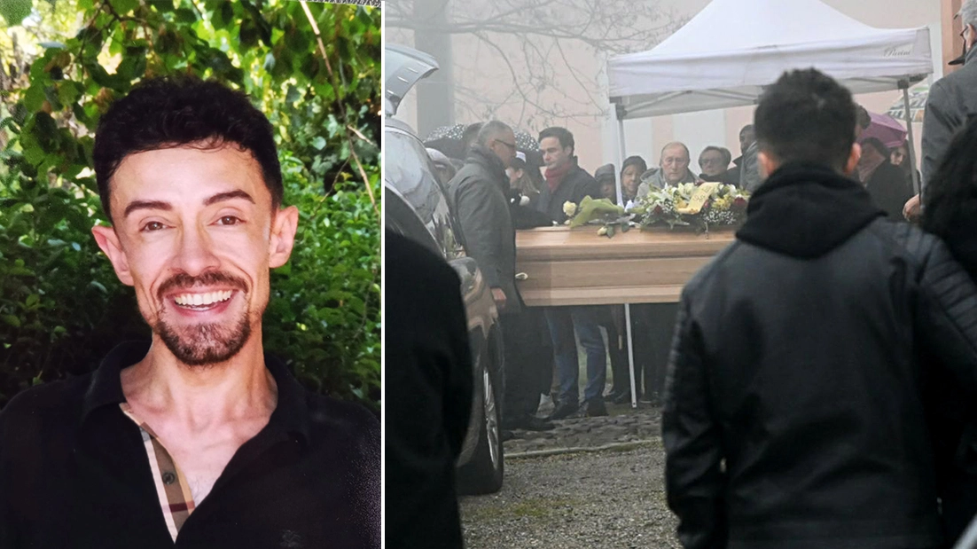 Grande dolore al funerale di Alessandro Gozzoli, morto a 41 anni
