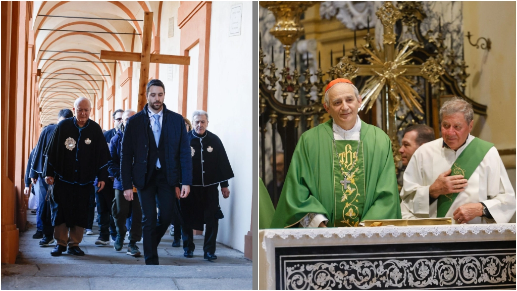 Il pellegrinaggio a San Luca durante la 46sima Giornata Nazionale per la Vita con il cardinale Matteo Zuppi