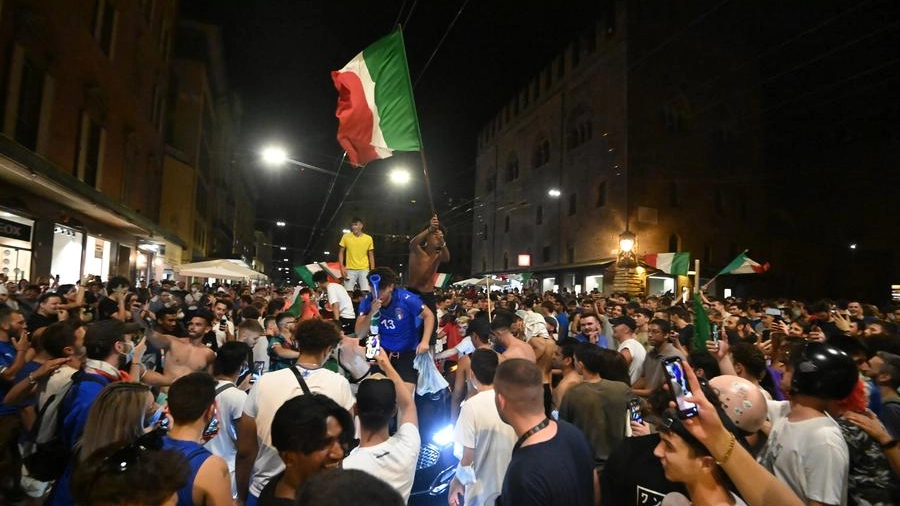 I festeggiamenti per l'Italia (foto di repertorio)