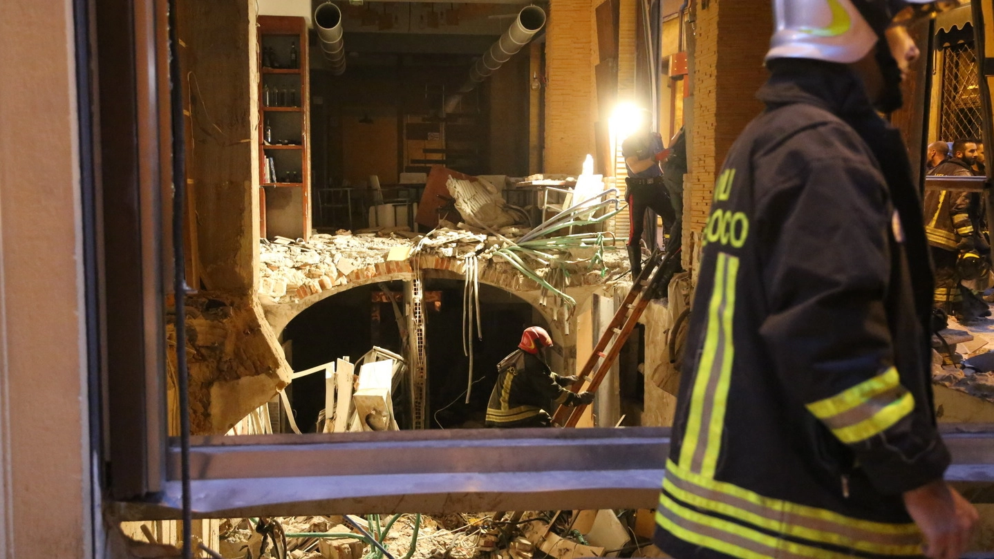 I locali del ristorante Zuma devastati dallo scoppio (Foto Schicchi)