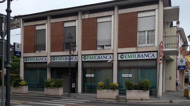 La filiale di Emilbanca a Boretto