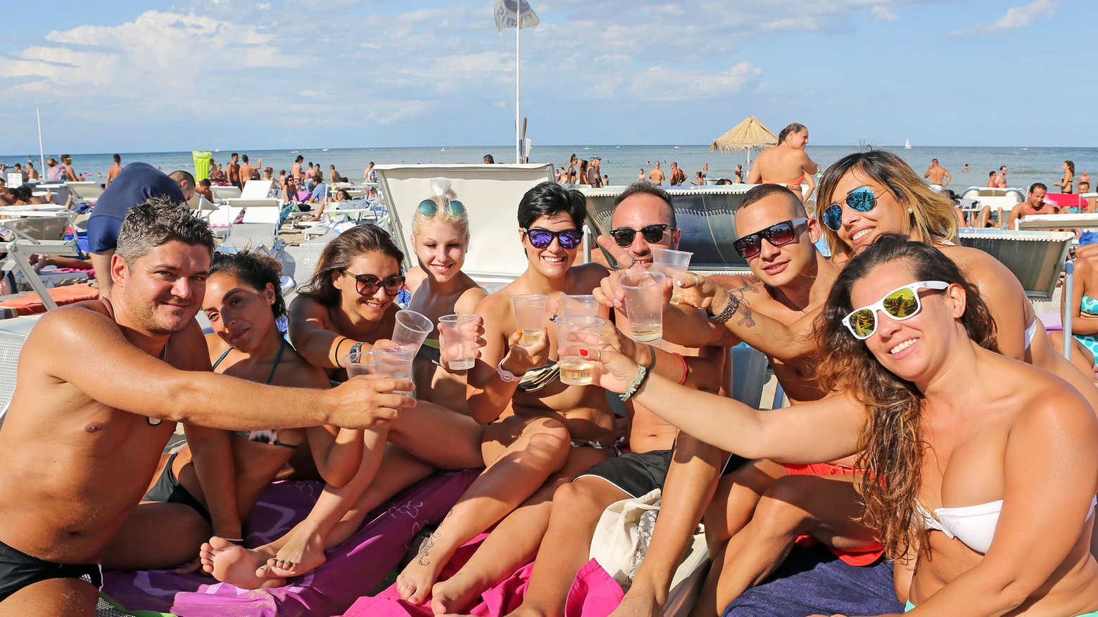 Spiaggia di Rimini, nuovi divieti per l'estate 2019 (Foto Petrangeli)