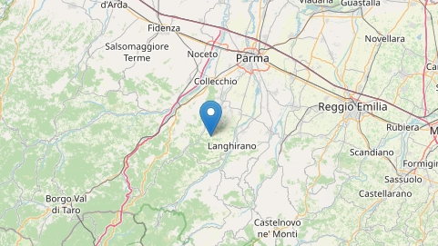 Terremoto a Langhirano in provincia di Parma