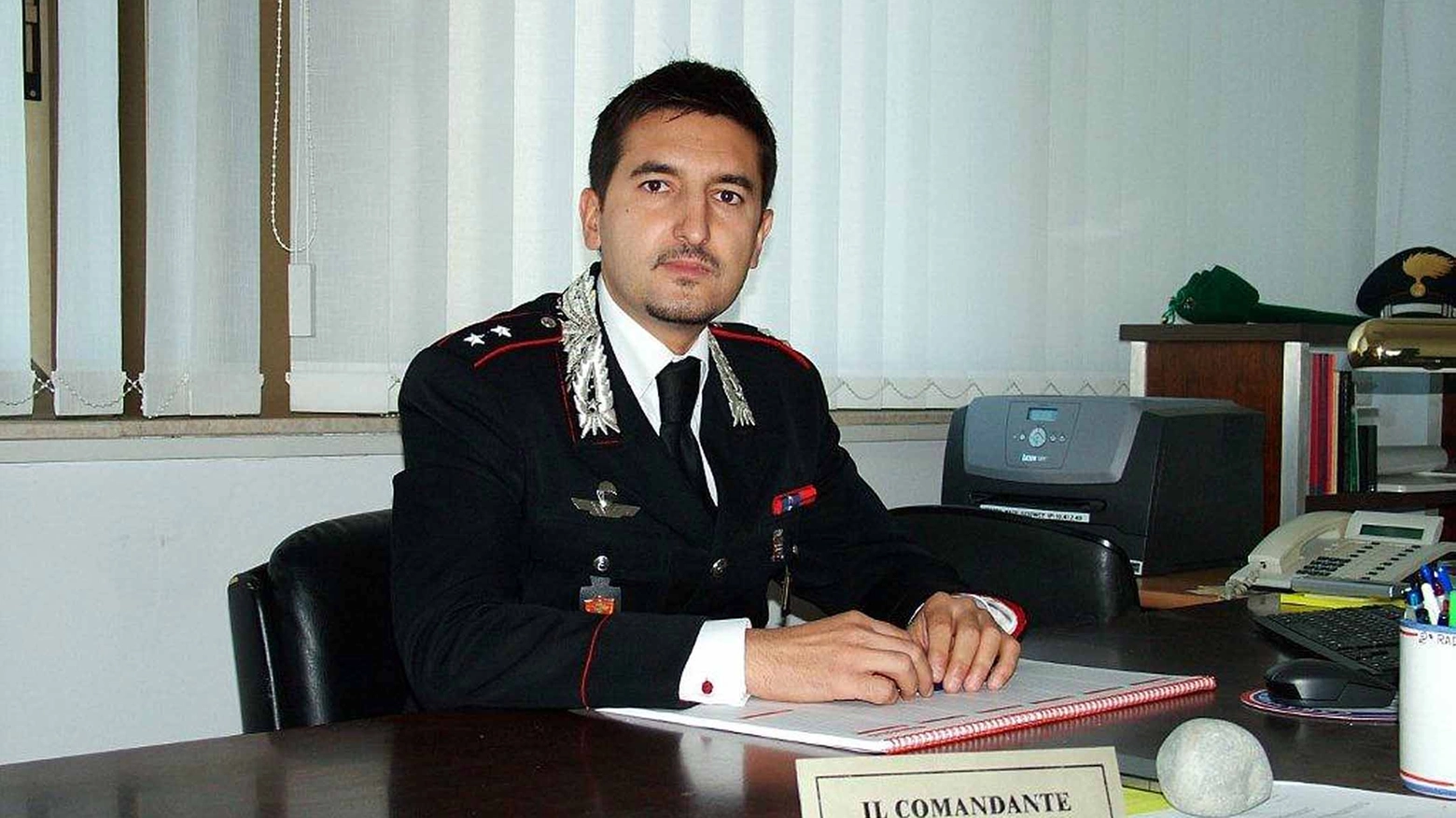 Il tenente Andrea Miggiano (foto Businesspress)