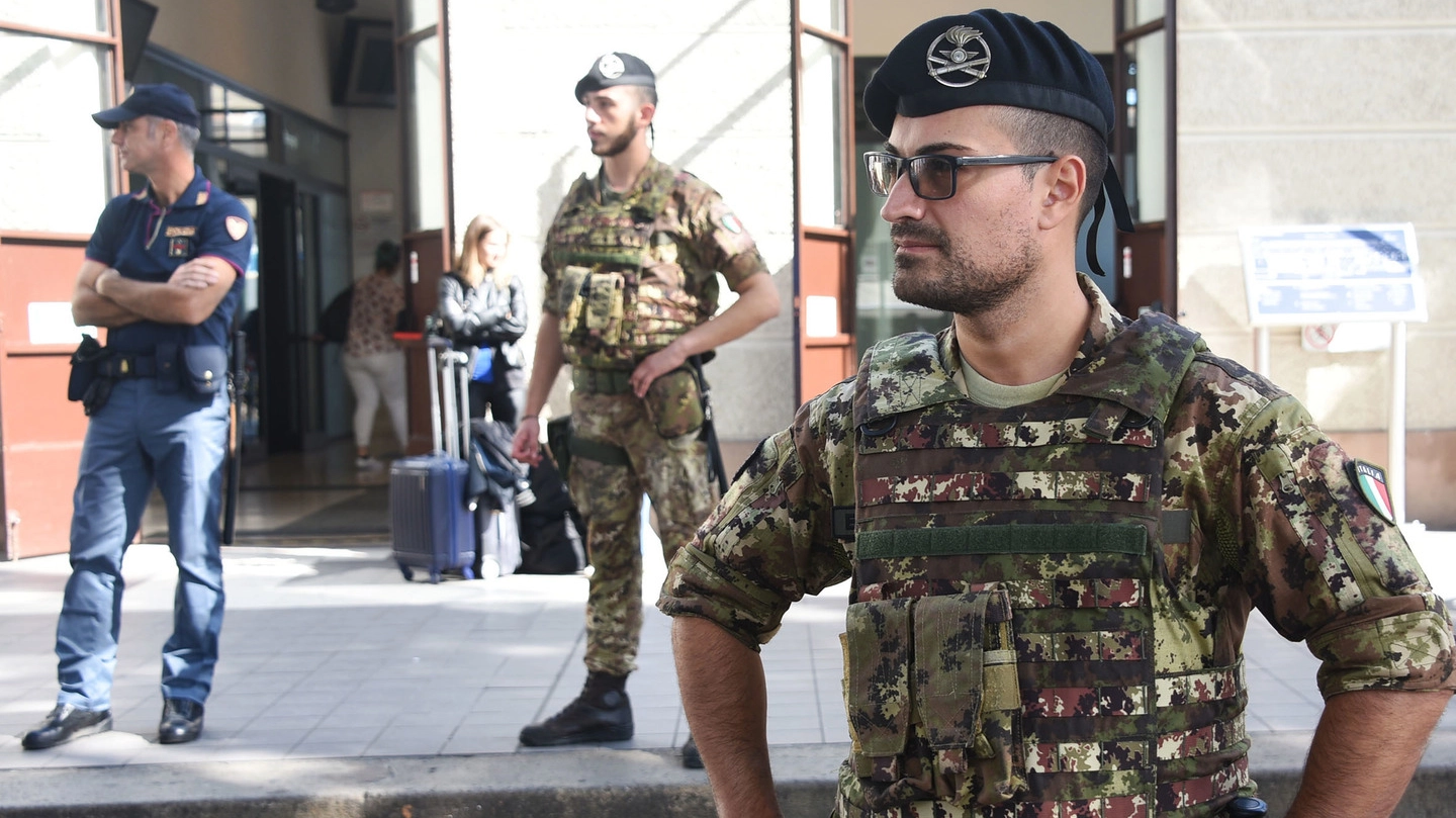 I militari dell’Esercito in stazione a Rimini
