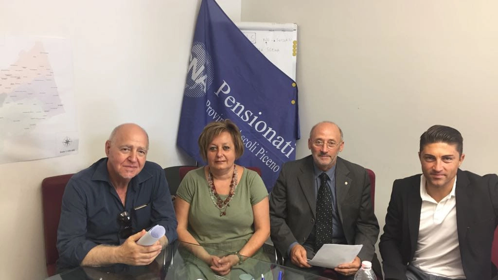 Da sinistra: Alvaro Cafini, Anna Rita Pignoloni, Luigi Passaretti e Francesco Balloni