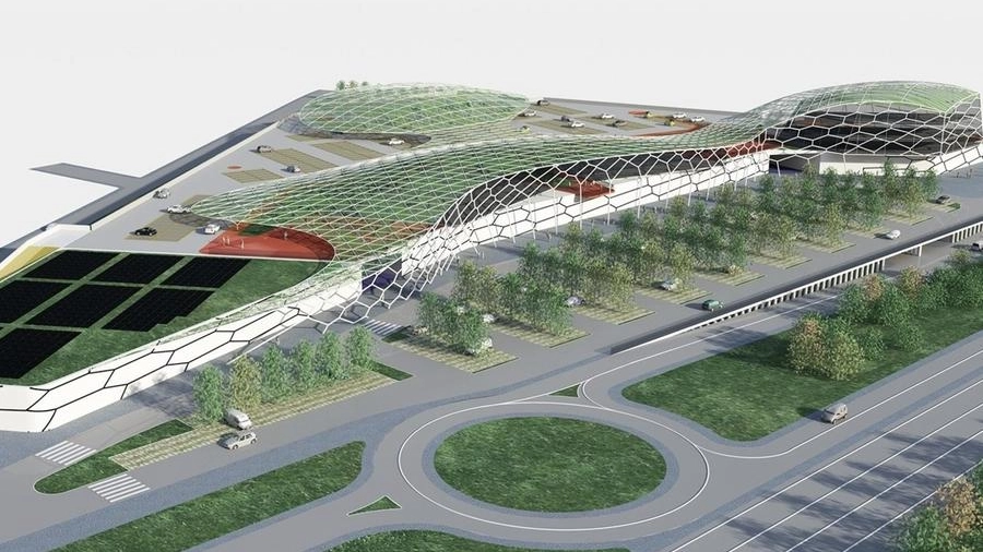 Il progetto del maxi centro commerciale di 27.500 metri quadrati che sorgerà a Piediripa