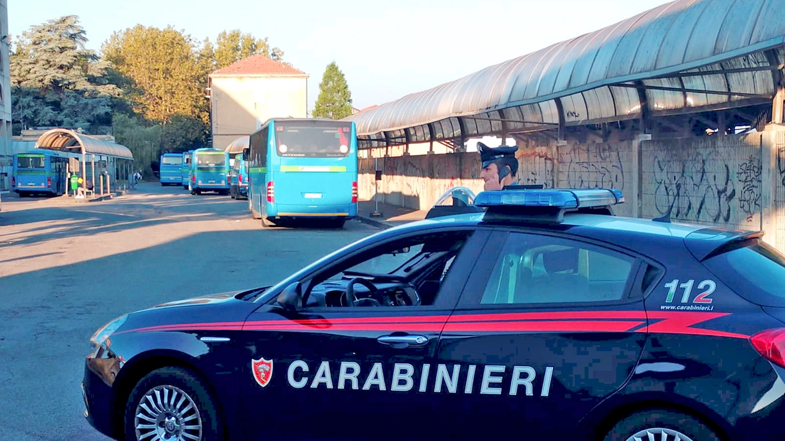 L'allarme ha allertato una pattuglia di carabinieri in servizio (Foto Crocchioni)