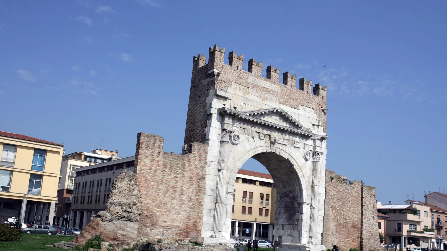 L'arco di Augusto a Rimini (foto Bove)