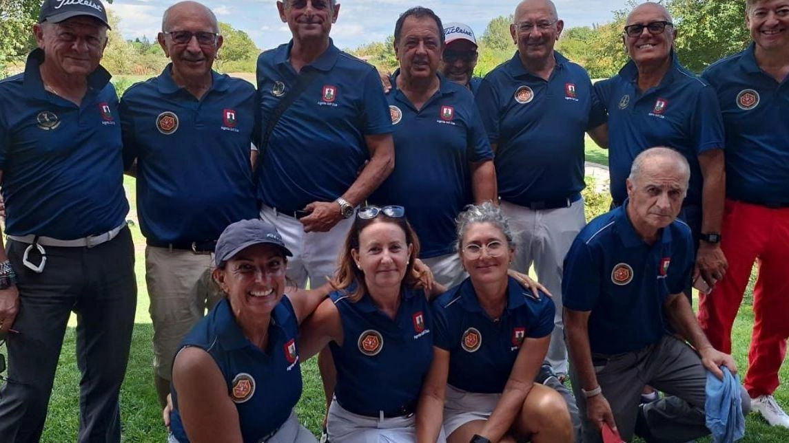 Golf, secondo posto per la formazione senior del circolo argentano