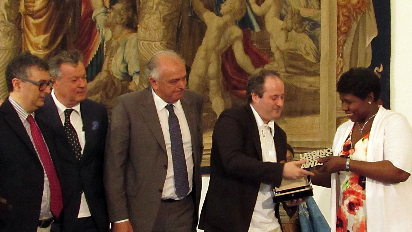 Gwen Ifill riceve l’Urbino Press Award (Foto Solidea Vitali Rosati)