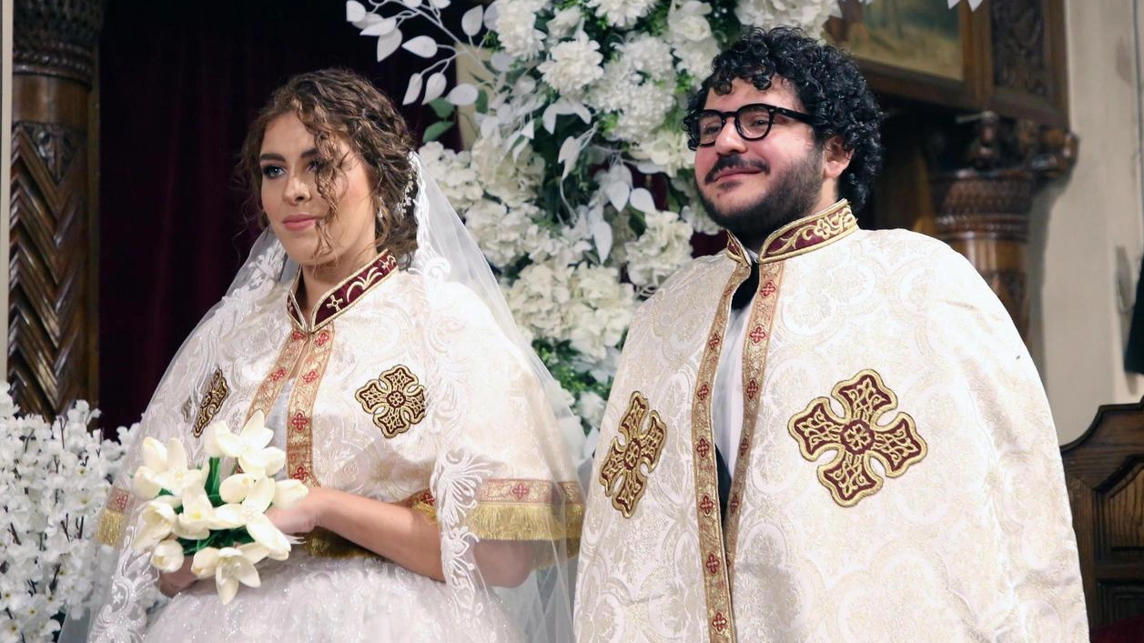 Zaki, il matrimonio al Cairo  Nozze con la moglie Reny  Il fatidico ’sì’ con rito copto