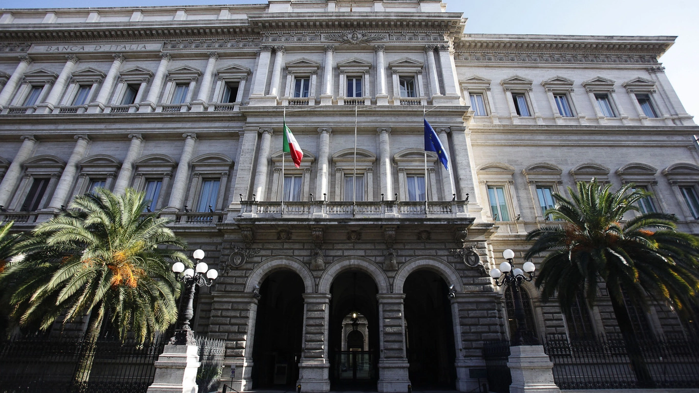 Roma, palazzo Koch: sede della Banca d'Italia (Foto Ansa)
