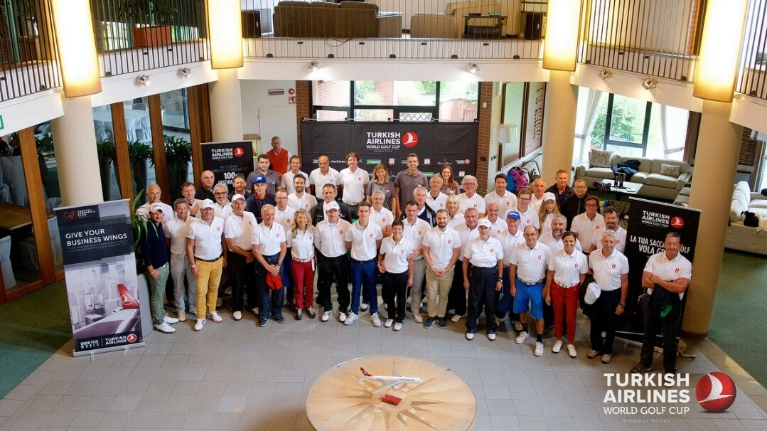 Bologna, i partecipanti al Turkish Airlines World Golf Cup