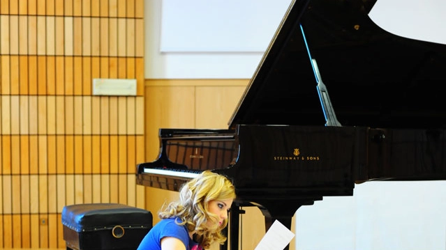 La pianista Anna Miernik