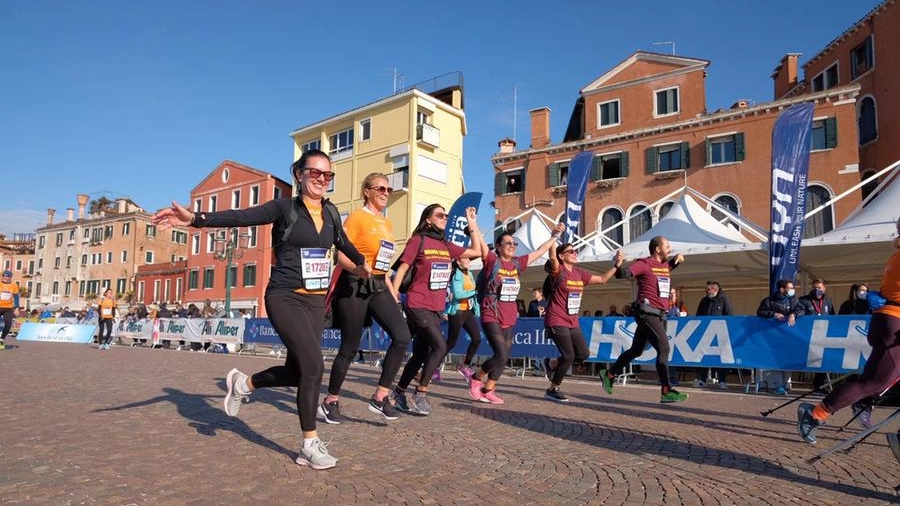 Family rub alla Maratona di Venezia