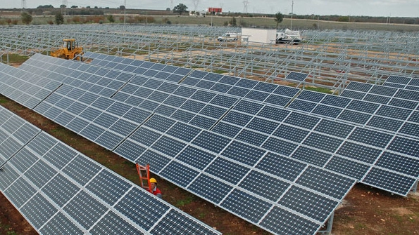 Un impianto di fotovoltaico