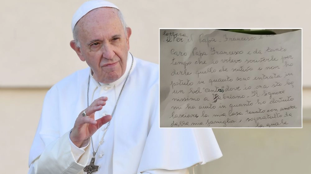 Papa Francesco e la lettera scritta dall'anziana