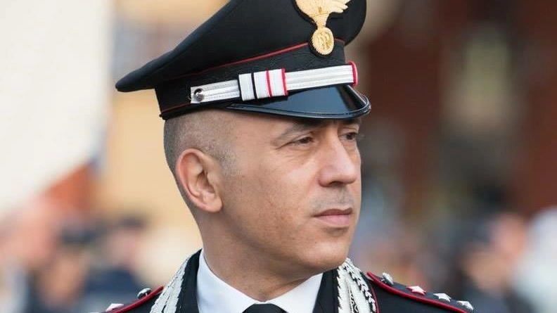 Il comandante Alessandro Iacovelli dei carabinieri di Carpi che ha condotto l'operazione