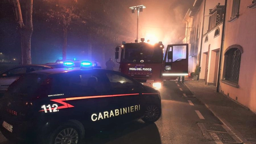 L'incendio a Sant'Agata Bolognese