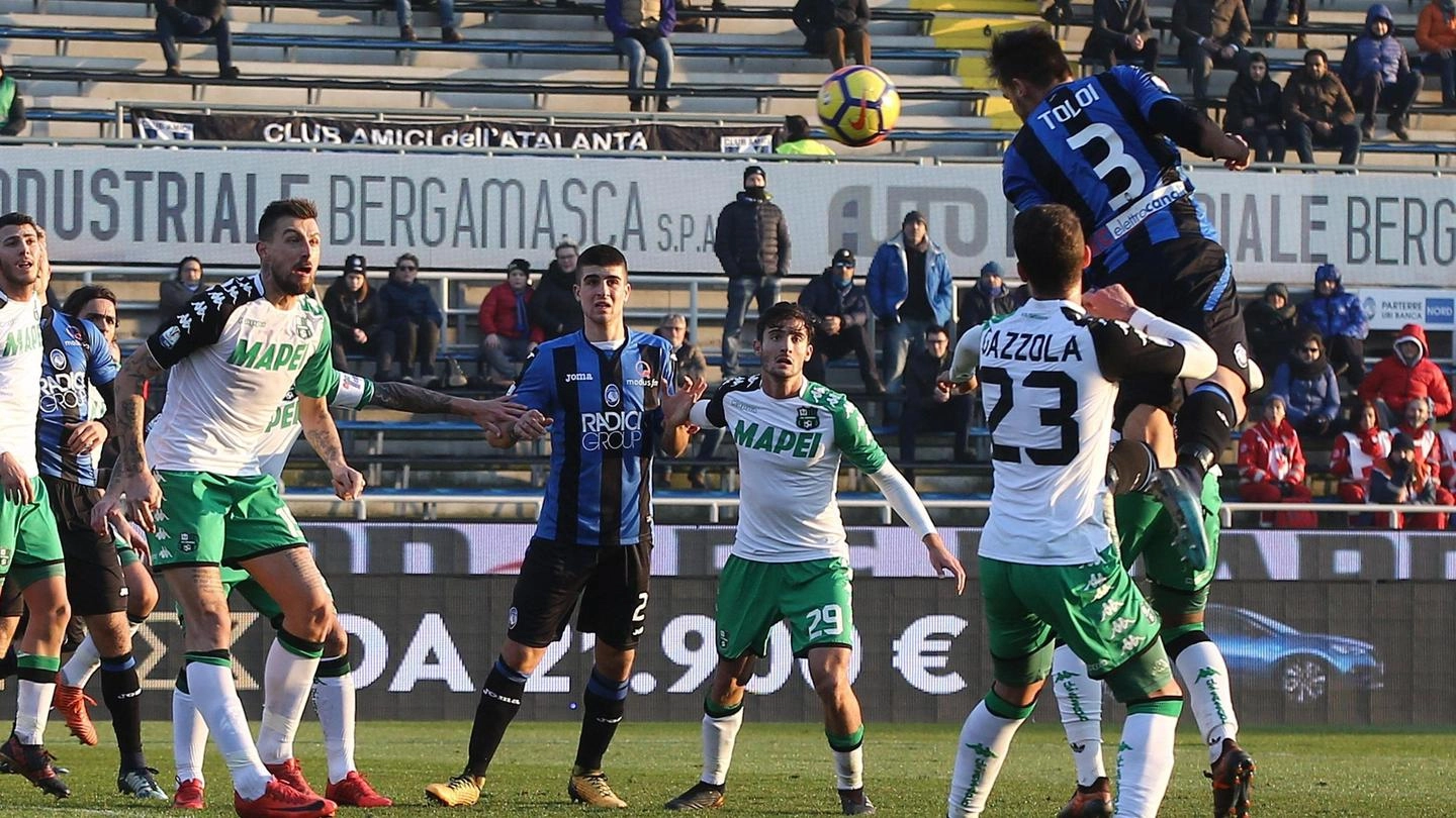 I neroverdi sconfitti dall’Atalanta in Coppa Italia (foto Ansa)