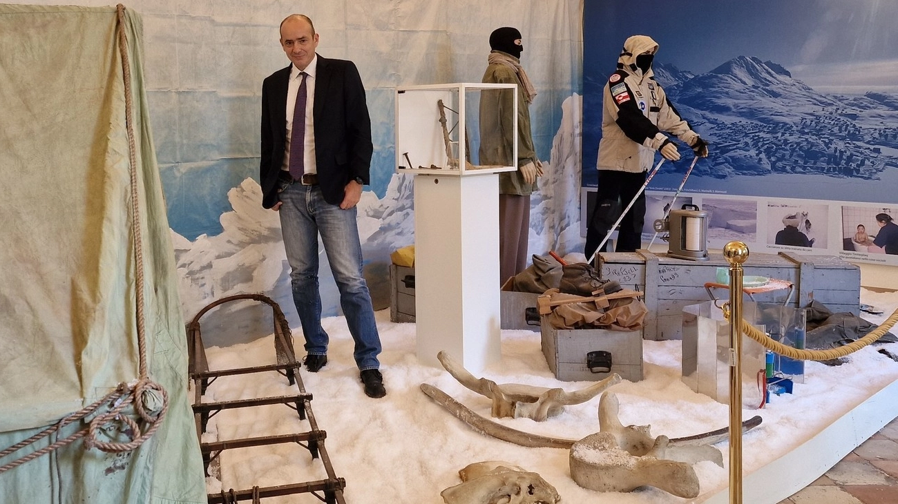 Gianluca Frinchillucci, direttore scientifico ed esplolatore del museo polare