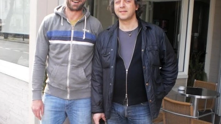 Luppoli  (a sinistra) con Giovannini