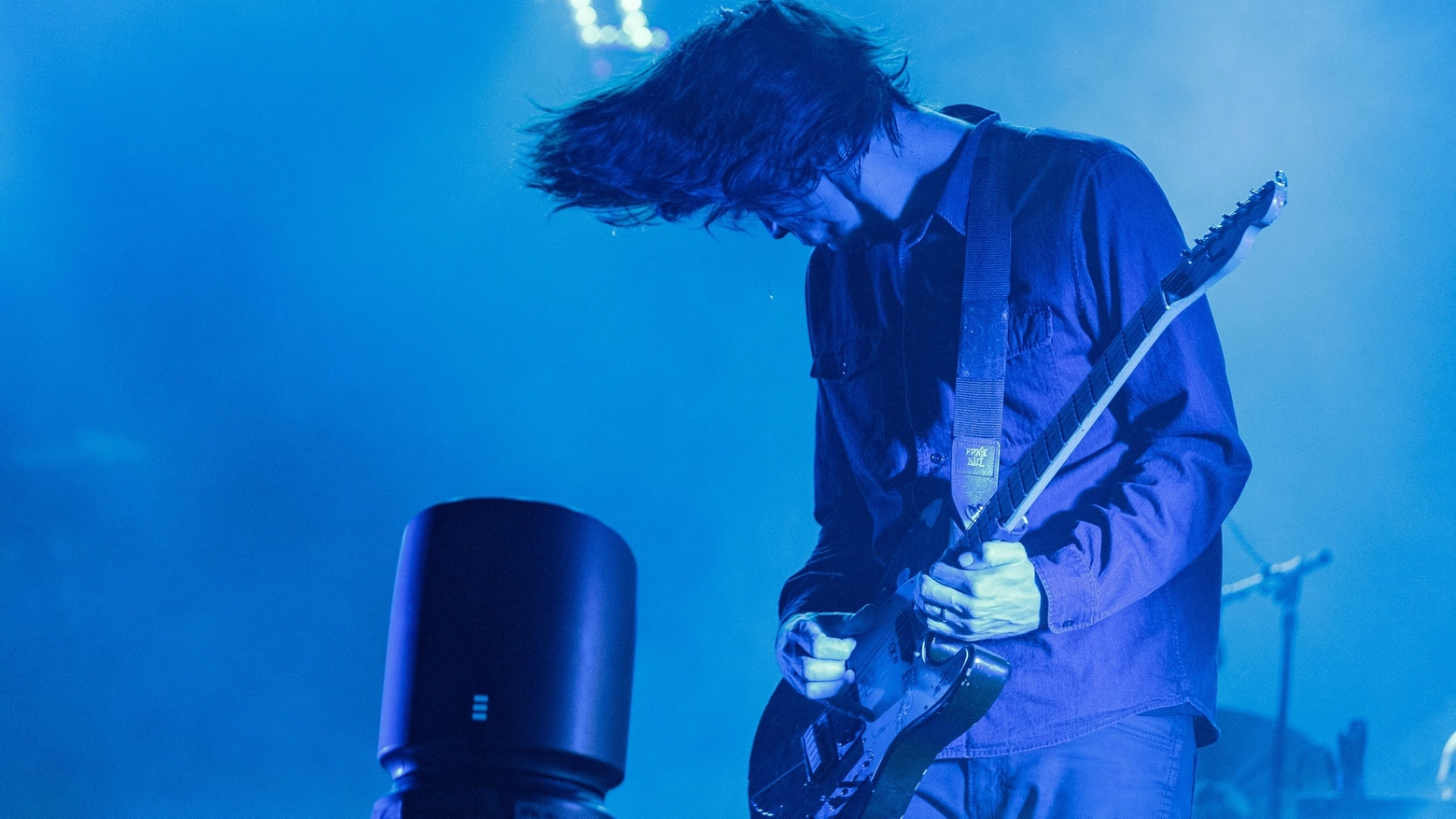 Jonny Greenwood dei Radiohead, foto d'archivio Afp