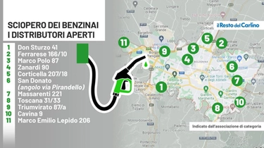 Sciopero dei benzinai: ecco i distributori aperti a Bologna. La mappa