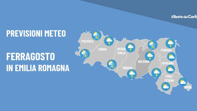 Previsioni meteo per Ferragosto in Emilia Romagna: tempo instabile