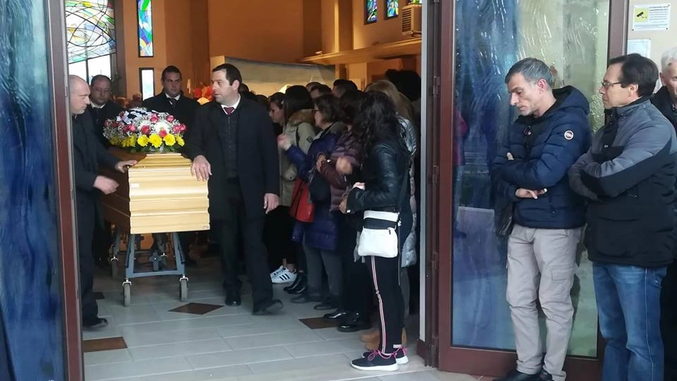 Il funerale di Danilo De Angelis