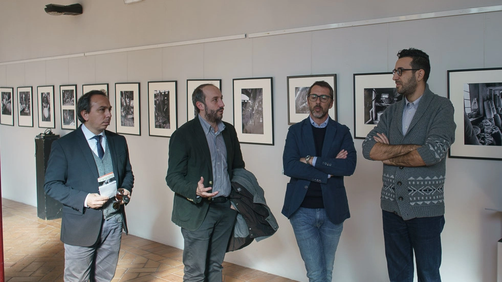La presentazione della mostra a villa Vitali (Foto Zeppilli)