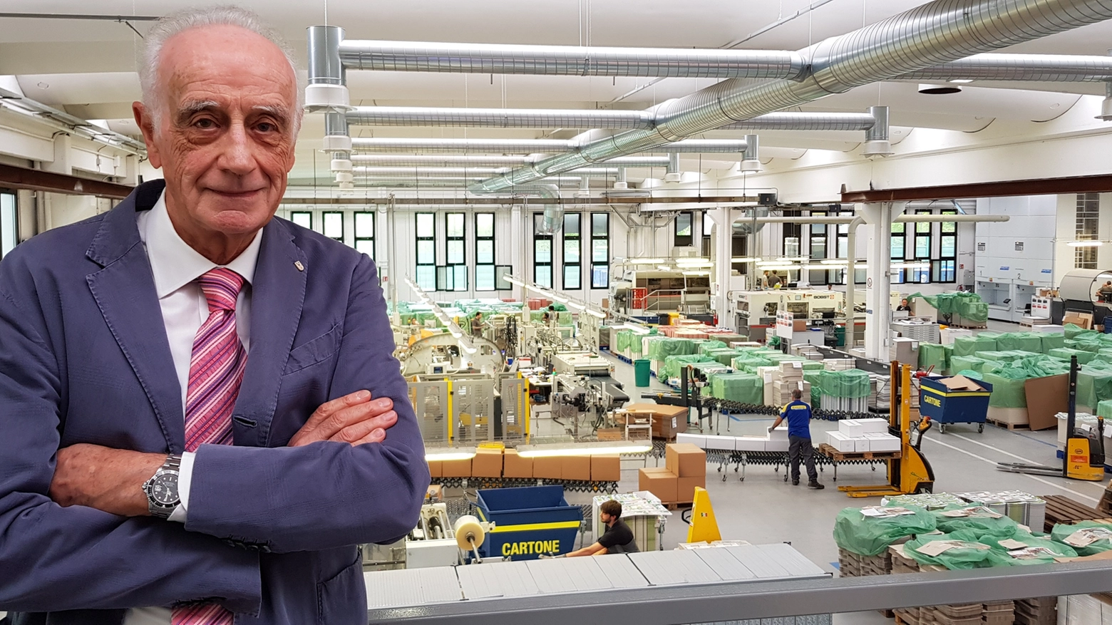 Antonio Bonacini è proprietario dell'azienda con il figlio Fabio e con Andrea Fanti