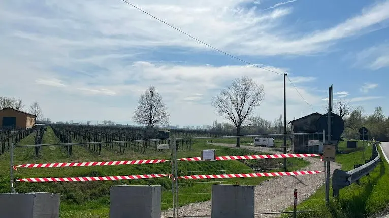 L'area sequestrata dai carabinieri forestali