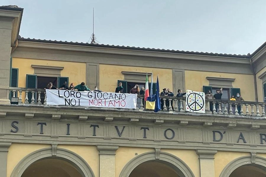 Il liceo di Porta Romana chiede la pace