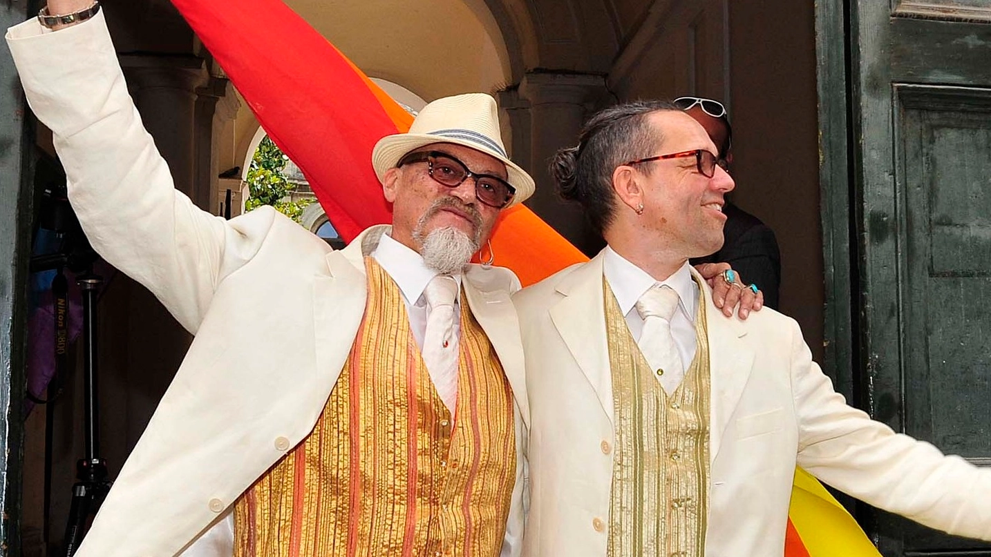 Le nozze gay di Fausto Schermi ed Elwin Van Dijk