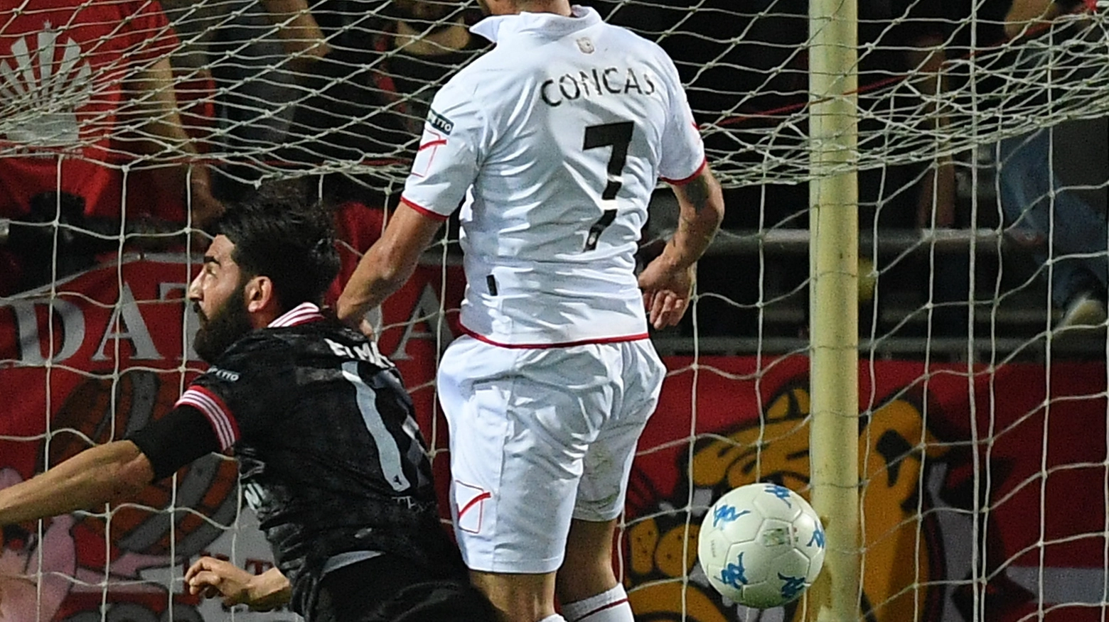 Il gol di Concas (foto Fiocchi)