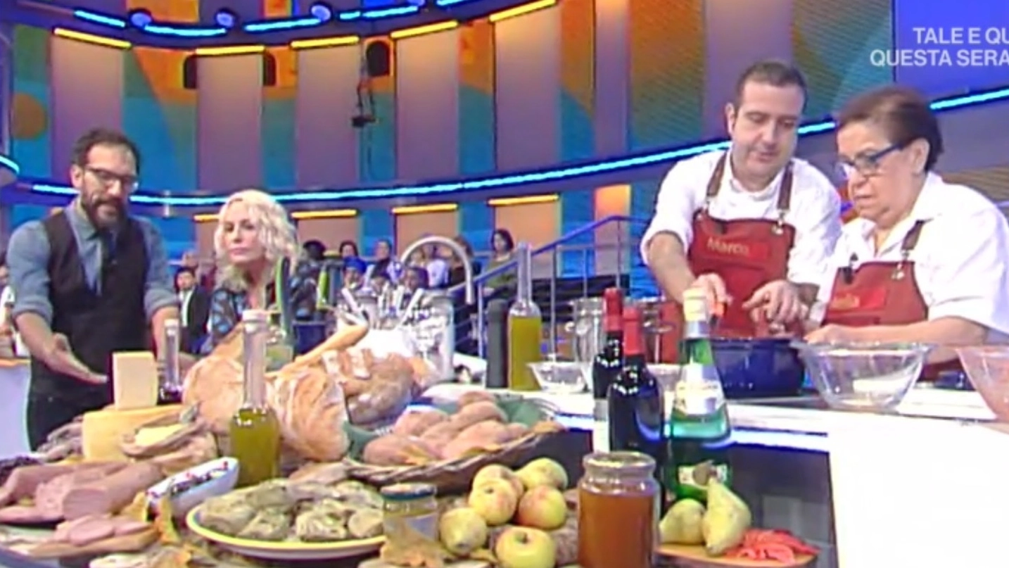 Mirella e Marco in tv, mentre Antonella Clerici e Federico Quaranta hanno presentato i prodotti del maceratese