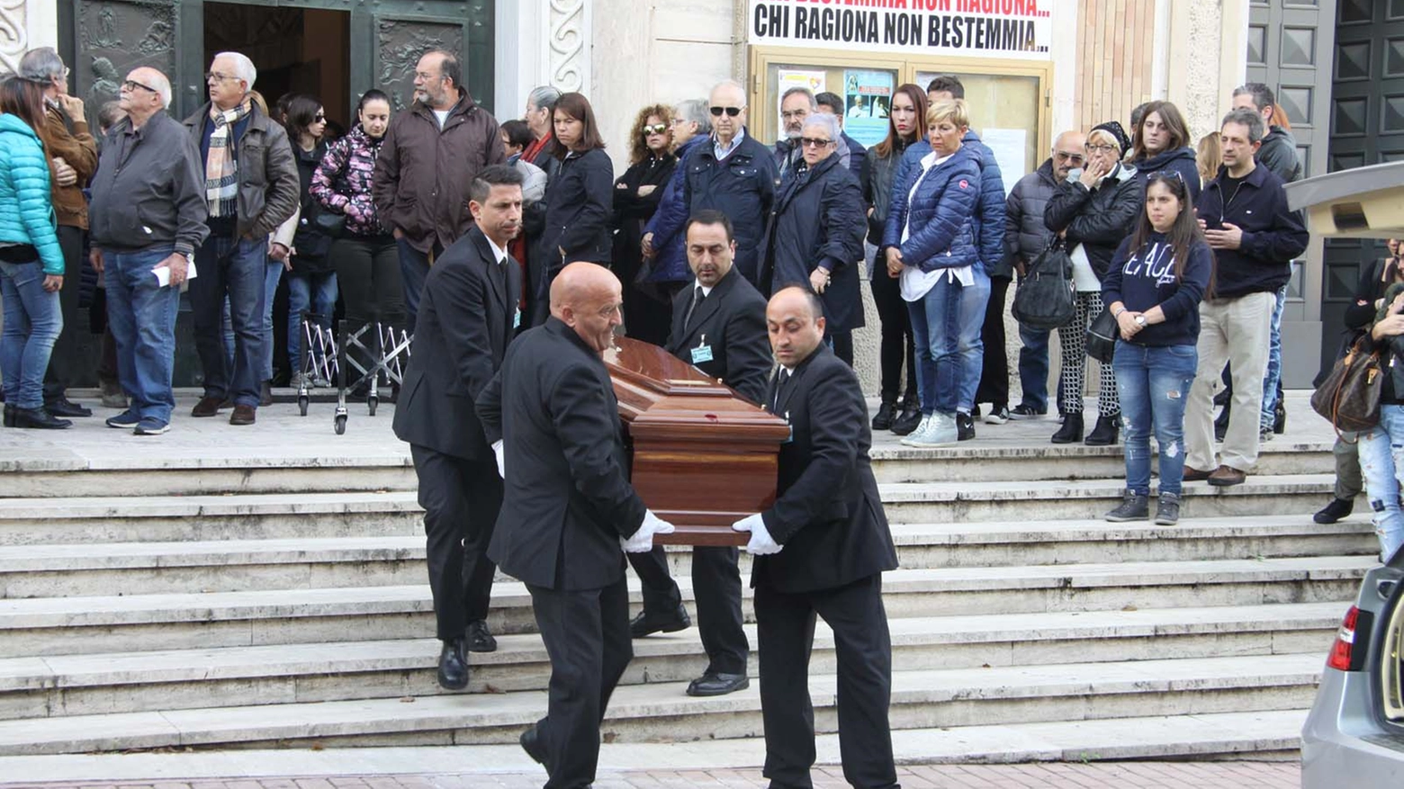 Il funerale di Riccardo Parisani (foto Labolognese)