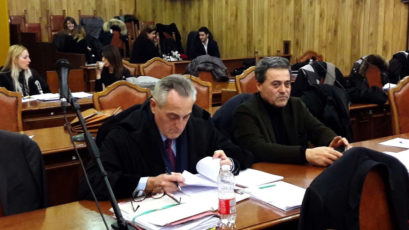 Processo Carife, Sergio Lenzi e l’avvocato Massimo Mazzanti (Foto Businesspress)