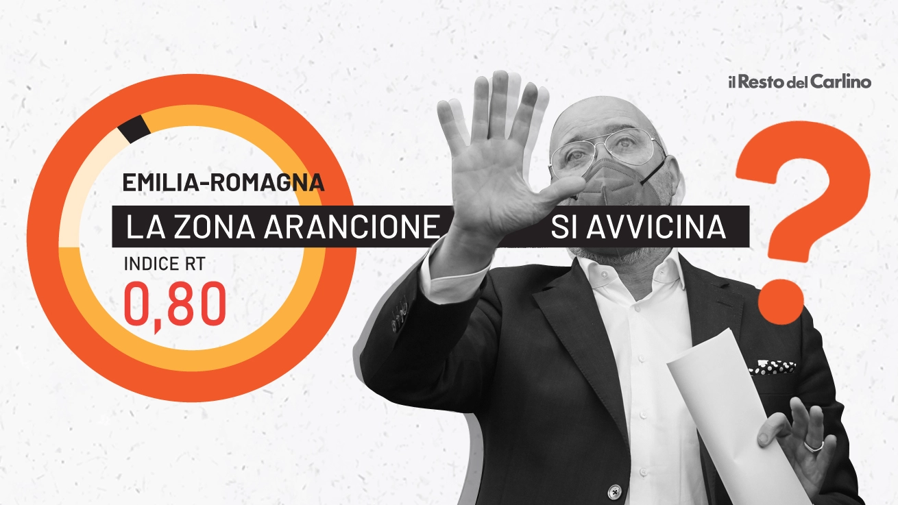 L'Emilia Romagna potrebbe tornare in zona arancione dalla prossima settimana