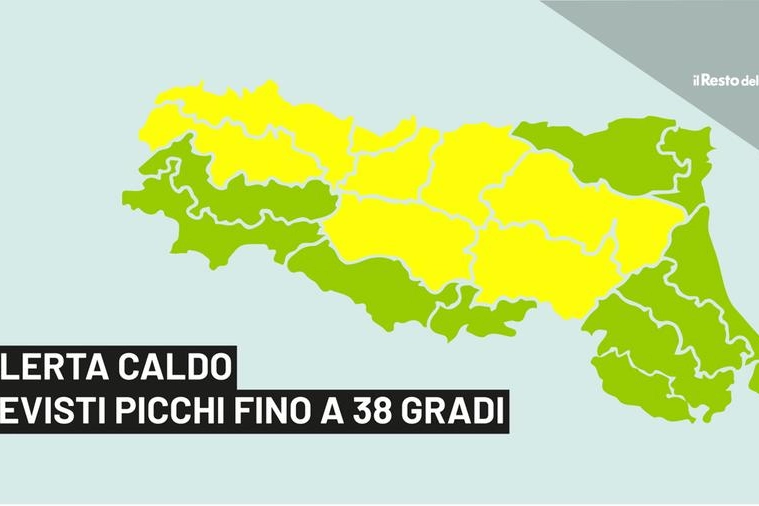 Allerta gialla per il caldo in Emilia Romagna