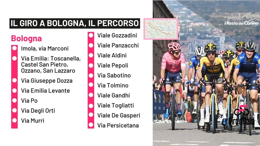 Giro d'Italia a Bologna: le vie principali del percorso