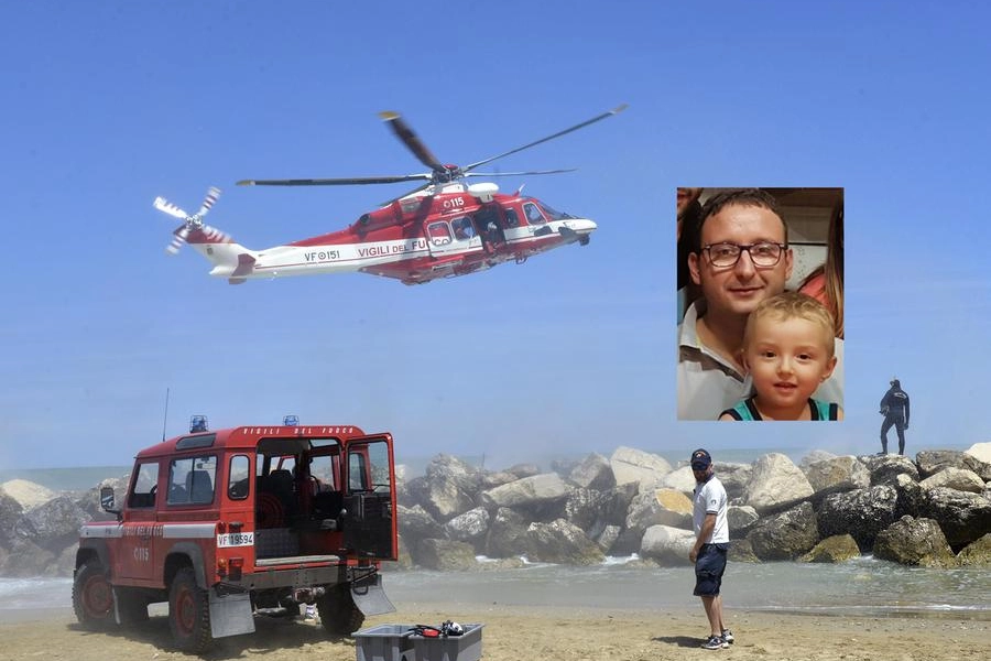Tragedia in mare a Fano, morti Davide Zandri e il figlio Fabio