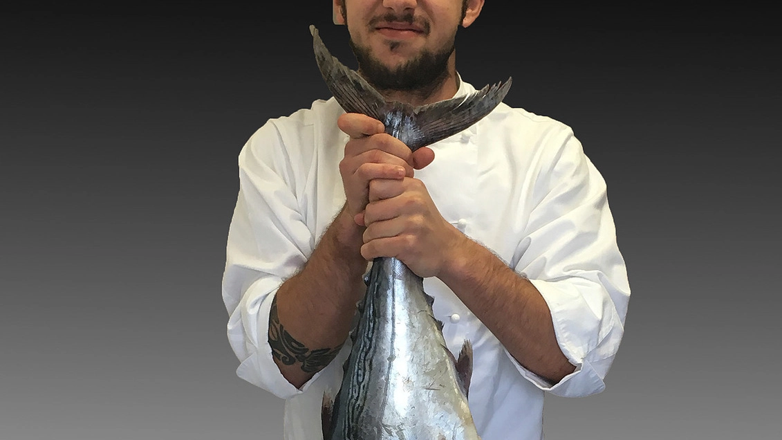 Filippo Alessandri basa molto la sua cucina creativa sul pesce