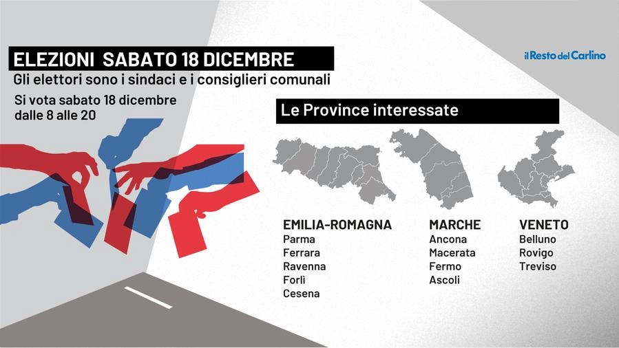 Elezioni provinciali 2021, sabato 18 dicembre