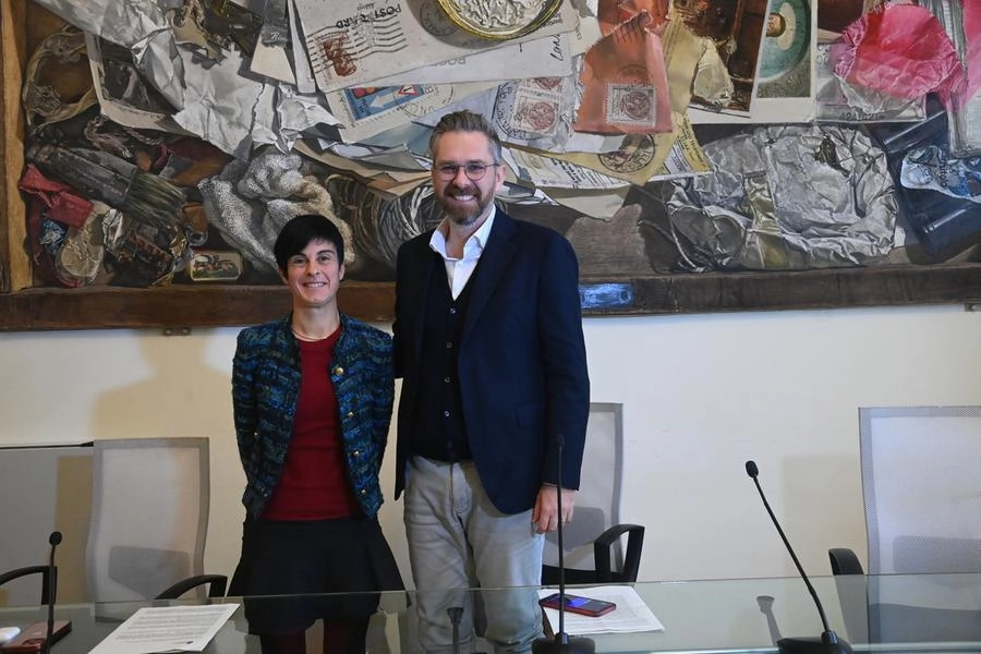 Il sindaco Matteo Lepore e l'assessora al bilancio Li Calzi