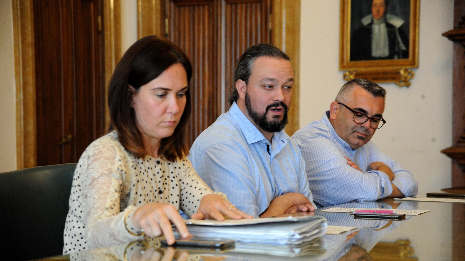 Cristina Coletti, Alan Fabbri e Nicola Lodi (Businesspress)