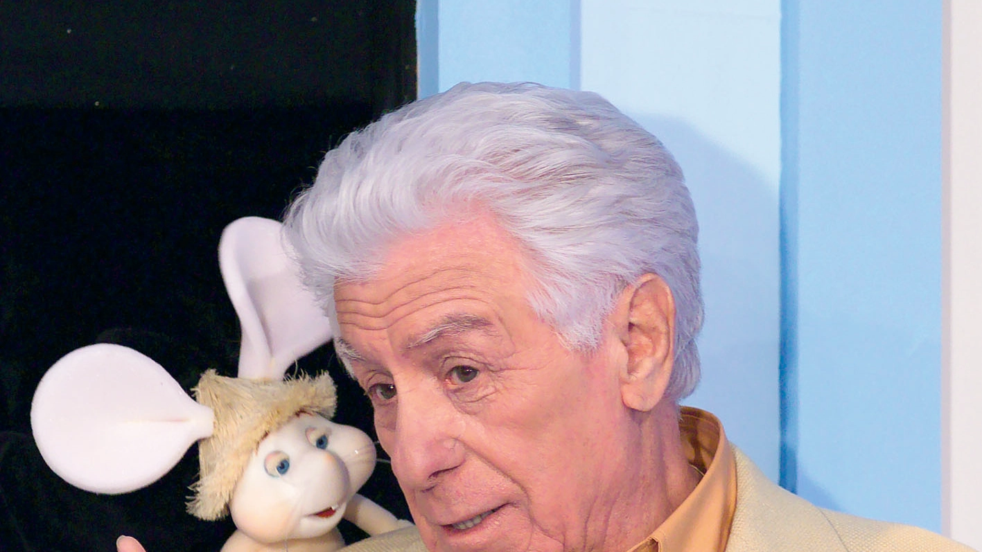 Cino Tortorella con Topo Gigio