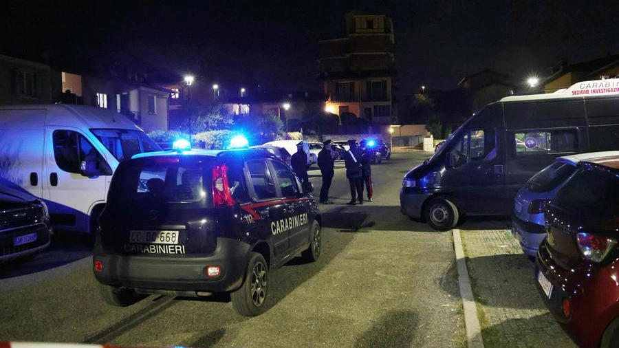 I carabinieri sul luogo della tragedia a San Felice del Benaco (Ansa)